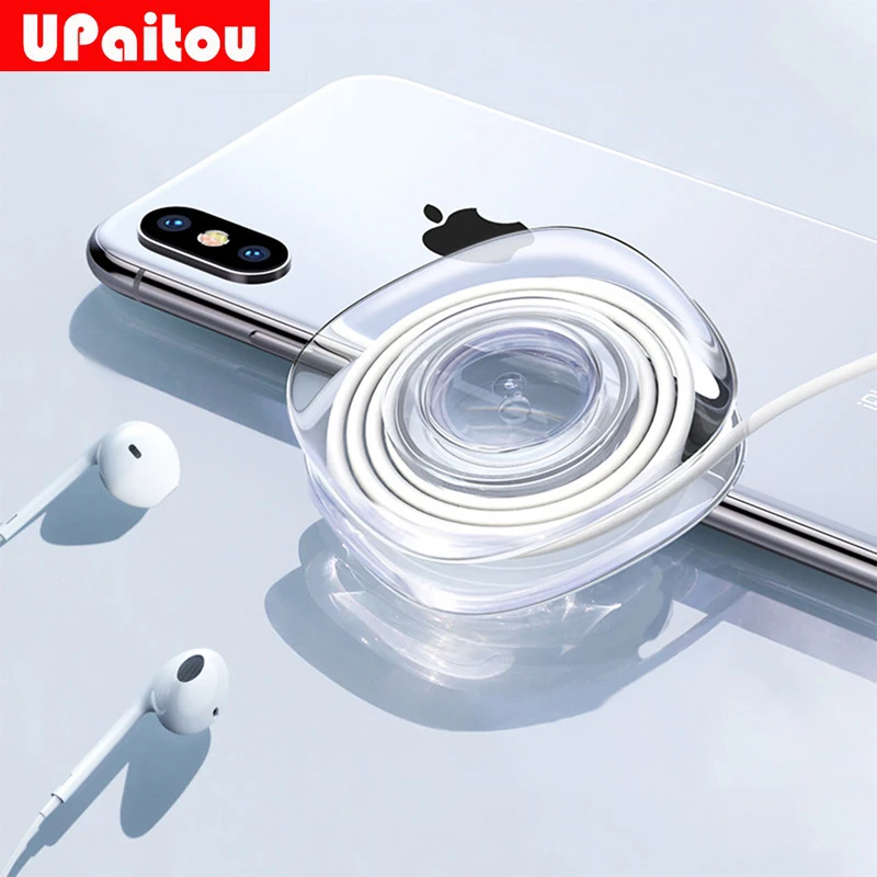 

Nano Rubber Multi-Function Phone Sticker For Wall Suction Car Phone Stand Cable Winder Strong Adsorption Gel Pad Desk Holder