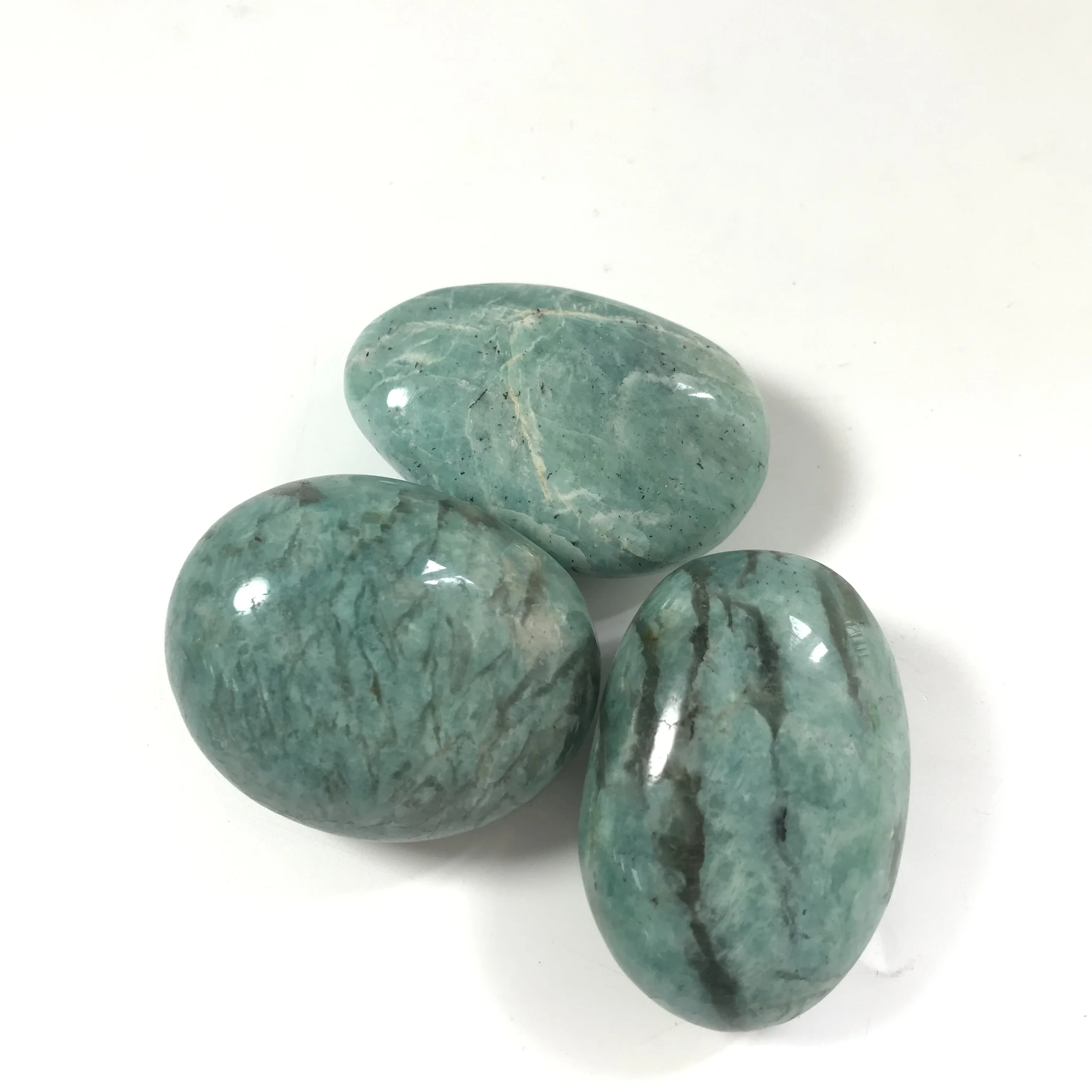 Высокое качество Амазонит ладонь форма камня ручной работы и полированный для