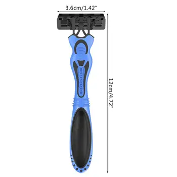 

3-layer Stainless Steel Blade Men Razor Durable Manual Shaver Beard Removal Tools