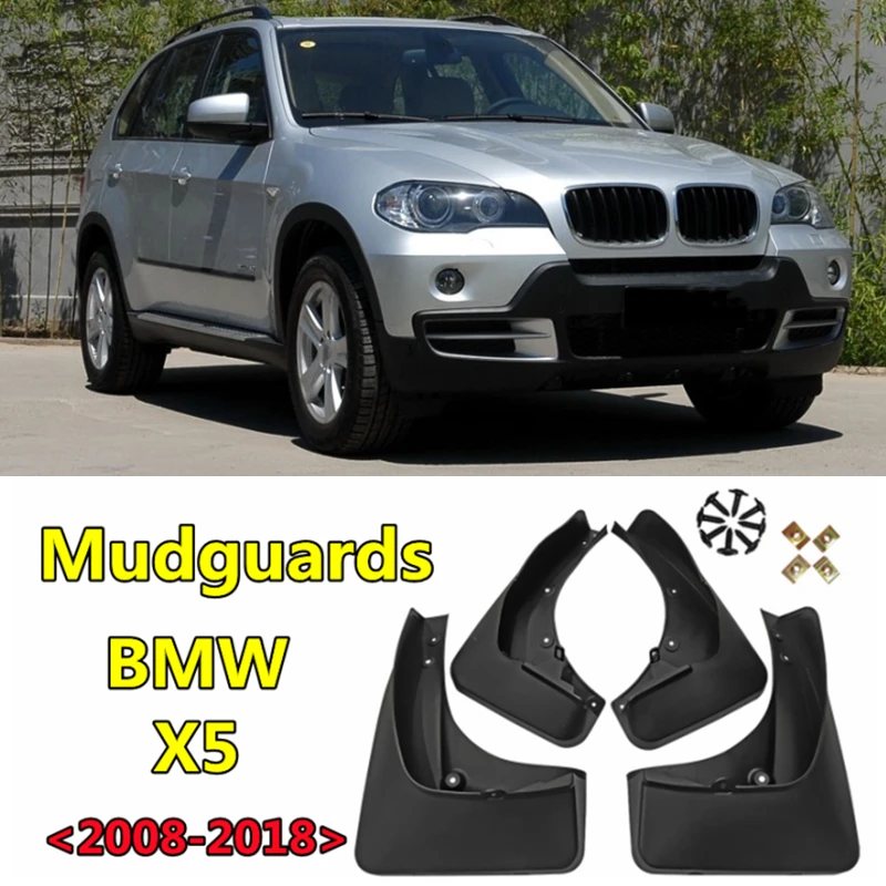 4x for 20072013 BMW X5 E70 Fender Splash Guard Mud Flaps Body