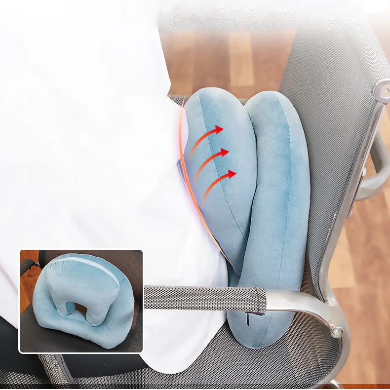 Горячая 34*34 см Шейная ПП пена памяти полдень Nap Подушка офисный стол школьная накладка на стол медленный отскок воздух дышащий с отверстием