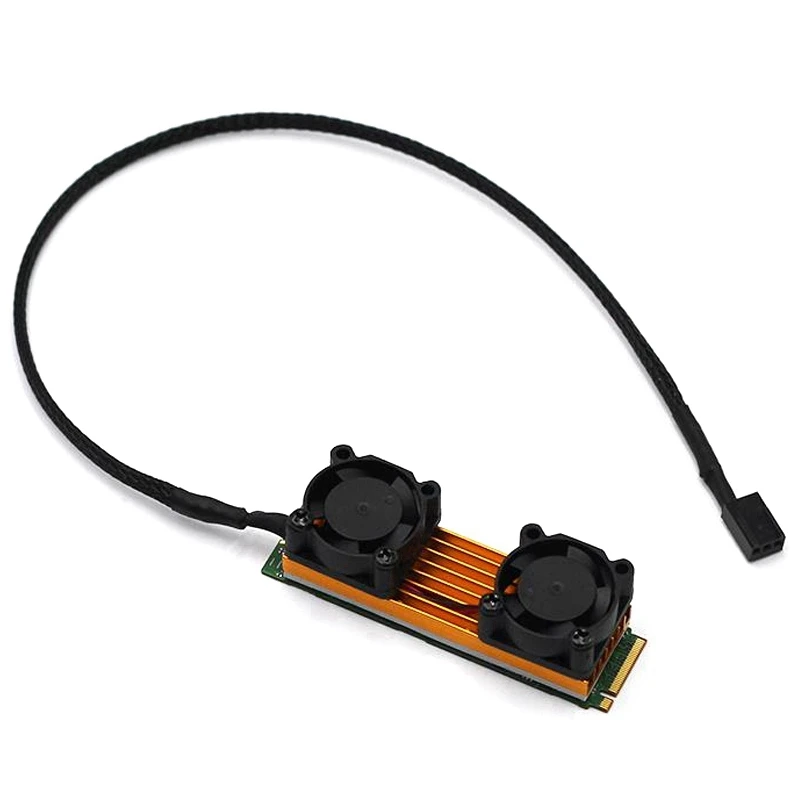 PCIE твердотельный радиатор радиатора M.2 SSD охлаждающий вентилятор Радиатор