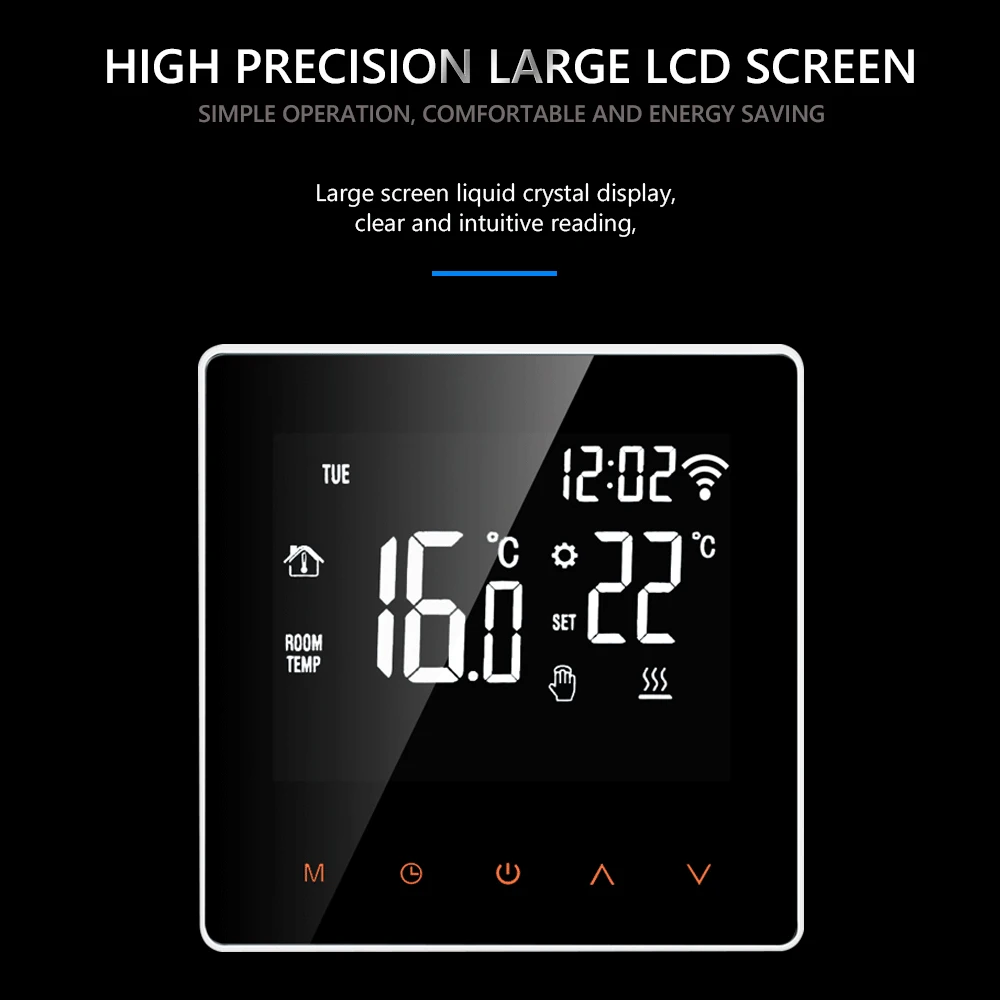 Controlador de Temperatura para Aquecimento Caldeira de Água Gás para Smartlife Avatto Tuya Wifi Inteligente Termostato Piso Elétrico Trabalho - App 16a - Image 3