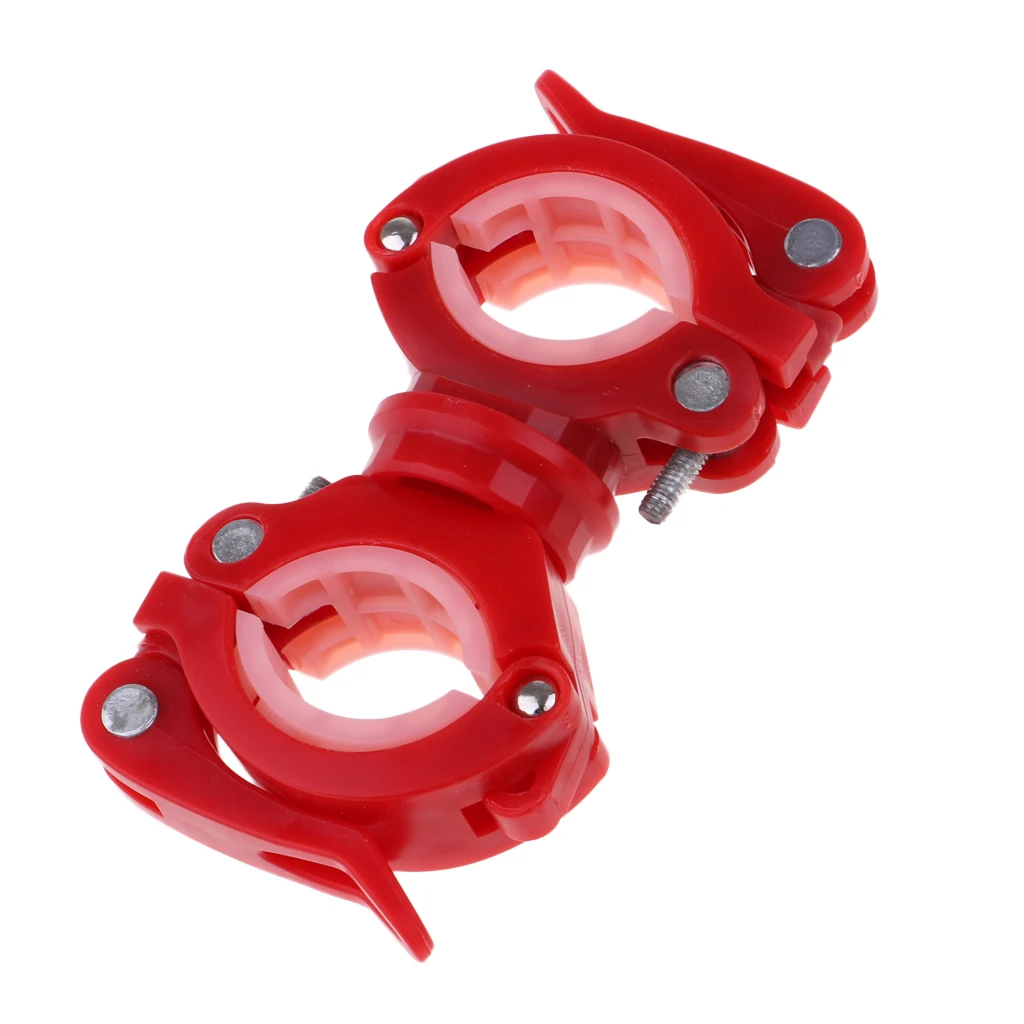 Bike Flashlight Torch Clamp/Bicycle Air Pump Clip Holder/Cycling Light Torch Grip Bracket, Reliable and Easy to Use