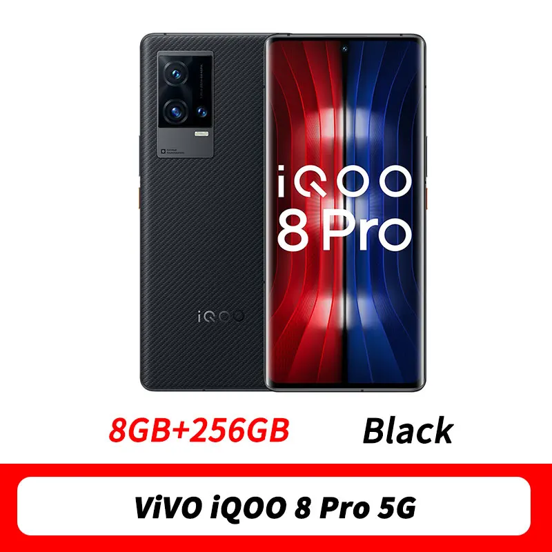 best ram for gaming VIVO IQOO 8 Pro 5G Gaming Mobile Phone 6.78 Inch 120Hz AMOLED Snapdragon 888 Plus Octa Core 50MP Triple Cameras Face unlock NFC ram pc 8GB RAM