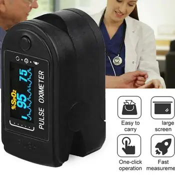 

OLED Two-Color Finger Clip Pulse Oximeter One-Click Operation HD Large Screen
