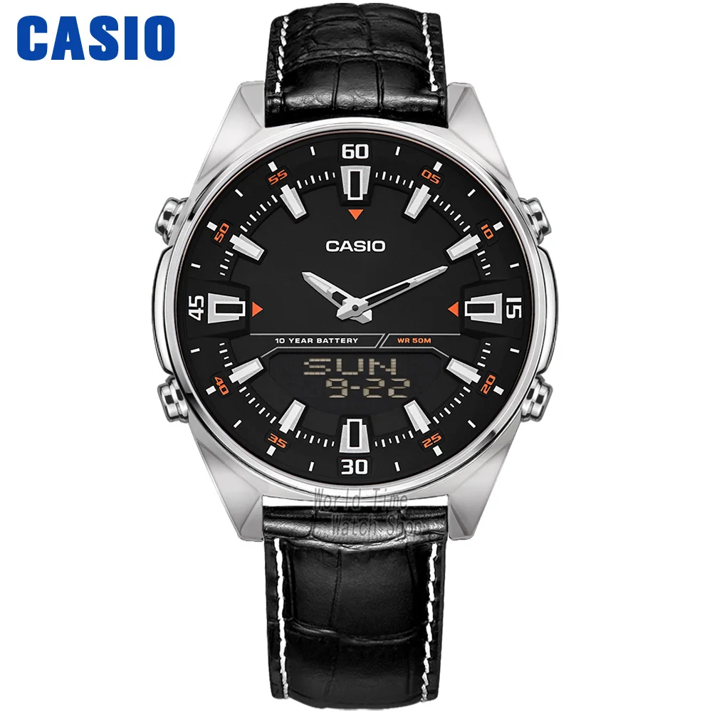 AMW830L1A Casio часы наручные часы мужчины лучший бренд роскошные кварцевые часы водонепроницаемые светящиеся мужские часы спортивные военные часы relogio masculino reloj hombre erkek kol saati montre homme zegarek mesk MTP-1375 - Цвет: AMW830L1A