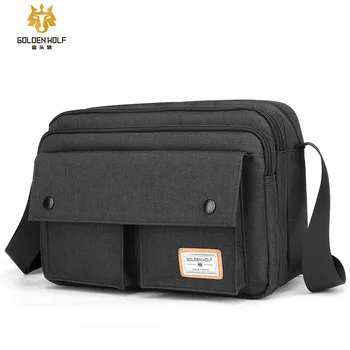

Shoulder Bags Waterproof Outdoor Travelling Leisure Large Capacity 6L Theft Chest Bag Man Multi functional Partition Anti Theft