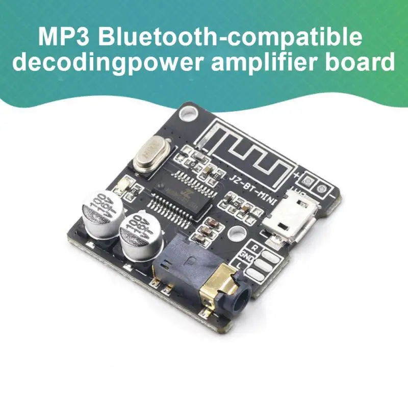 Плата аудиоресивера Bluetooth 5 0 MP3 наушники с разъемом 3 мм беспроводная стерео