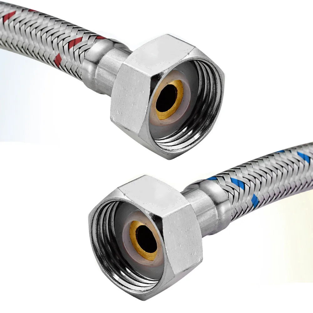 1 пара гибкие водопроводные трубы из нержавеющей стали G1/2 G3/8 G9/16 50 см| |