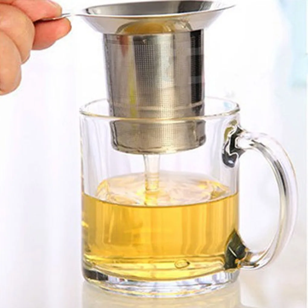 

Reusable Stainless Steel Mesh Tea Infuser Tea Strainer Teapot Tea Leaf Spice Filter Drinkware Kitchen Accessories