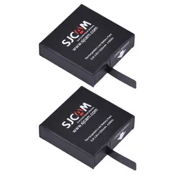 2 шт. 1200 мАч оригинальный SJCAM SJ8 3,8 В в перезаряжаемые батареи для камеры SJ8 Pro/SJ8 Плюс/SJ8 Air принадлежности камеры для экстремальных съемок SJCAM