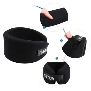 

ROSENICE 1PC One Size Neck Brace Comfortable Ergonomic Healthy Neck Support Brace Neck Collar for Relief Neck Pain Broken Neck