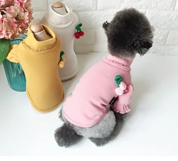 

Luxury Medium Dog Clothes Cute White Summer Puppy Dog Costume French Bulldog Products Ropa De Perro Dogs Pets Accessories KK6GJK