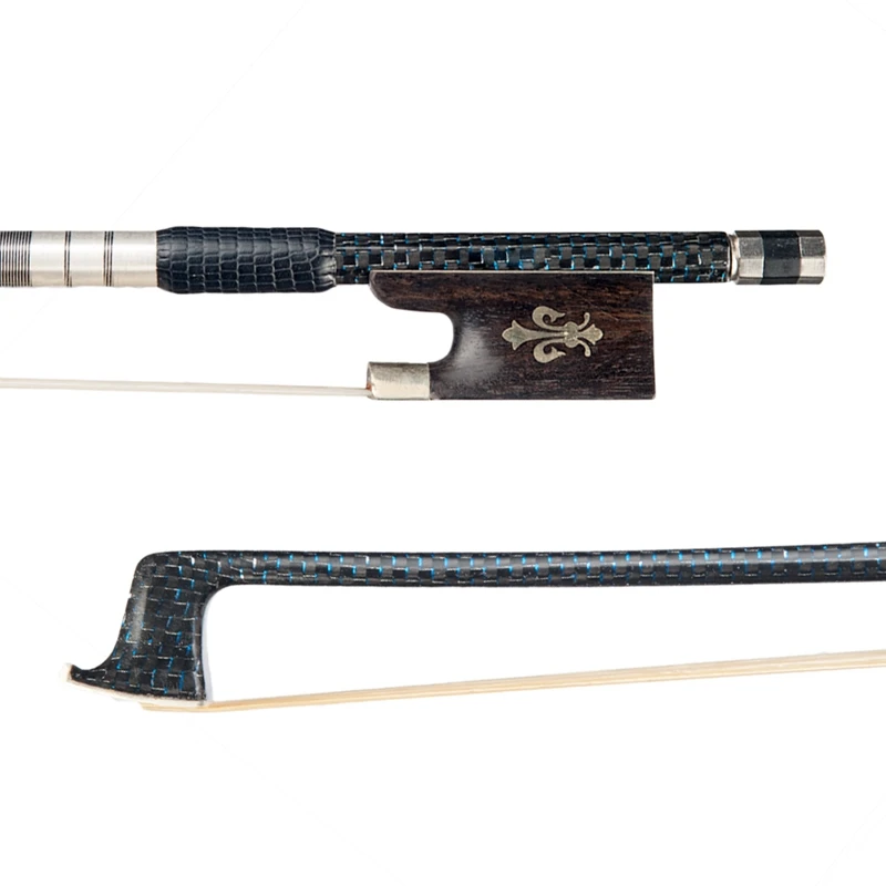 

4/4 Violin Bow Carbon Fiber Violin Bow for 4/4 Full Size Violin Ebony Frog Violin Parts & Accessories