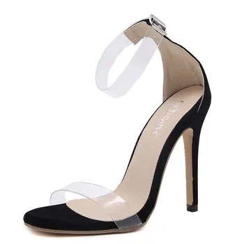 

High-heeled women's women's shoes sexy transparent women's shoes