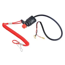 1 компл. Лодочный мотор Kill стоп-переключатель безопасности трос ремень Универсальный подвесной Kill переключатель ключ мотоцикл аварийный переключатель