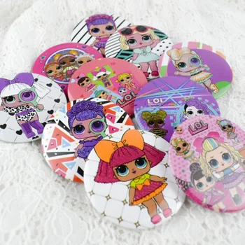 

L.O.L.SURPRISE! lol dolls toys Badge Birthday Party Decorations toy Kid Anime Figure Cartoon Badges for Clothes Party toys gifts