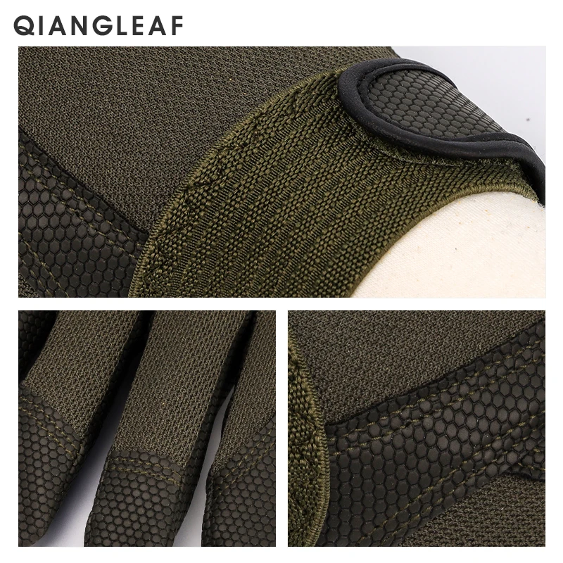 QIANGLEAF рабочие перчатки, брендовые защитные велосипедные перчатки из искусственной кожи высокого качества, защитные, U750