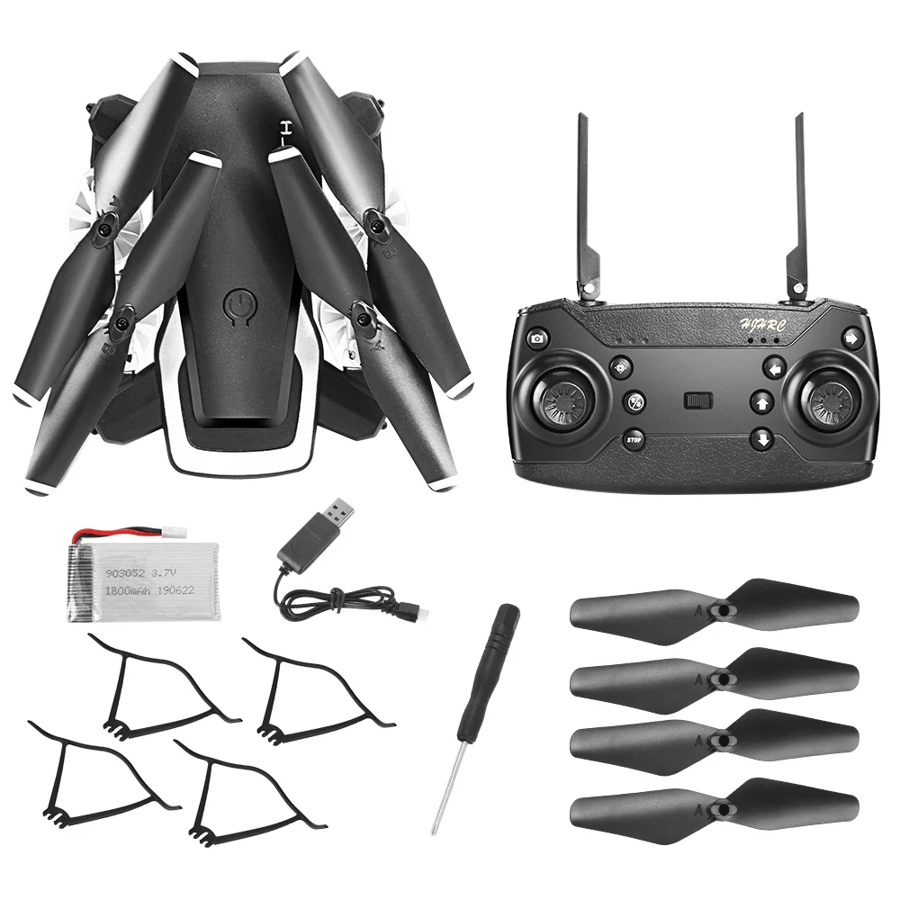 Фото HJ28 Дрон длительное время полета 4K широкоугольный Камера Wi Fi Fpv Квадрокоптер HJ28 Дрон длительное время полета 4K широкоугольный Камера Wi Fi Fpv Квадрокоптер