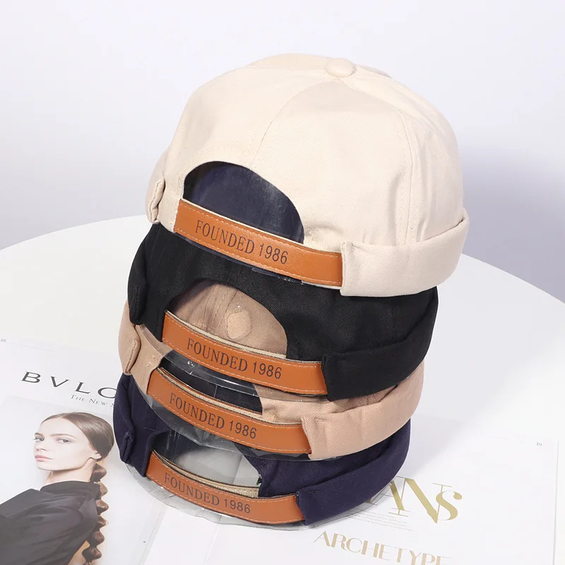 

New Landlords' Hats Cotton Casual Men And Women Embroidered Cap Rich Hip Hop Caps Hoods Pumpkin Hat Bonnet Femme Founded 1986