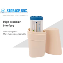 Portable Spirometer Peak Speed Meter Expiratory Peak Flow Meter For Monitoring Lung Breathing Function Adult Children
