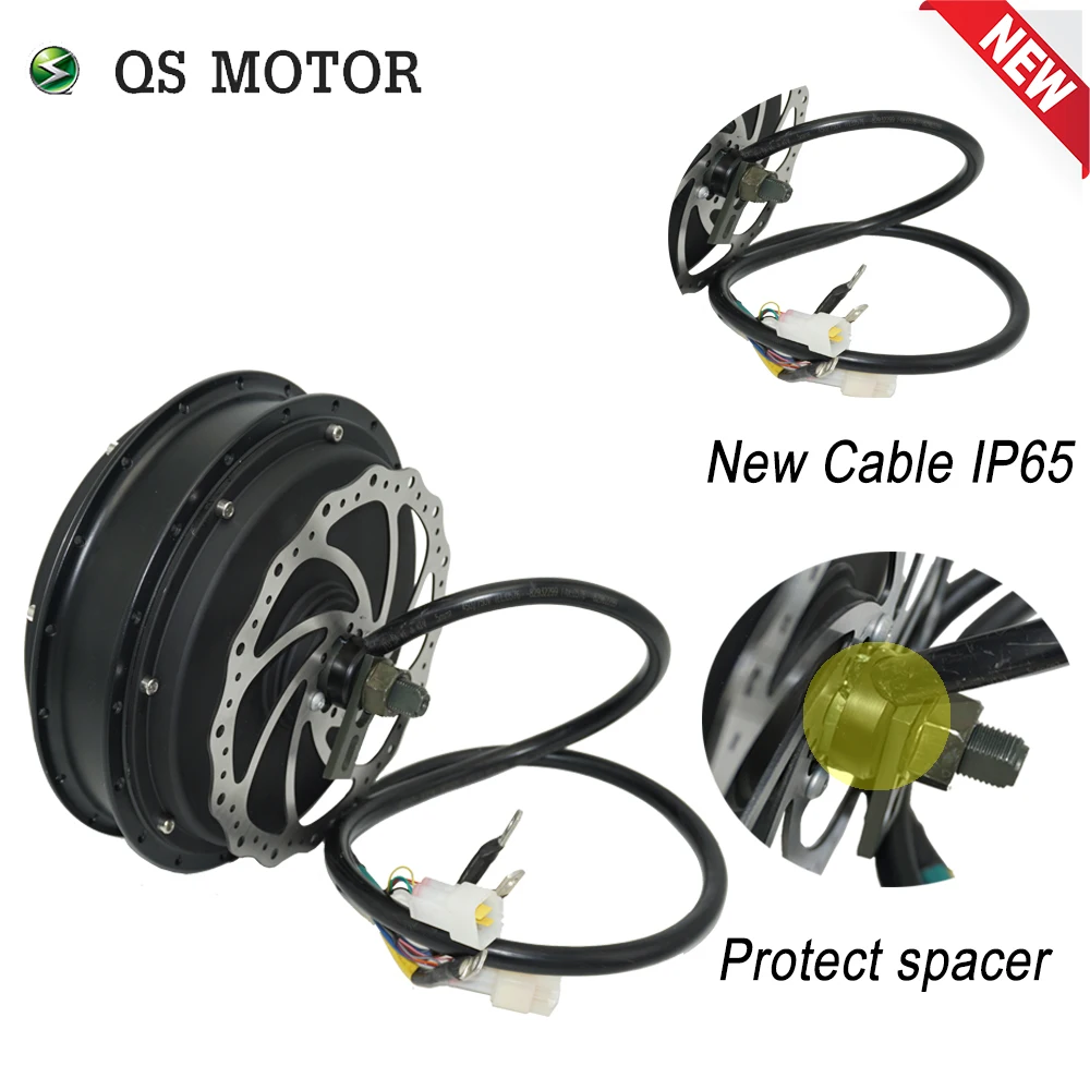 

QS Motor 3000W 205 50H V3TI Peak 2020 New 8000W bicycle electric hub e-bike motor