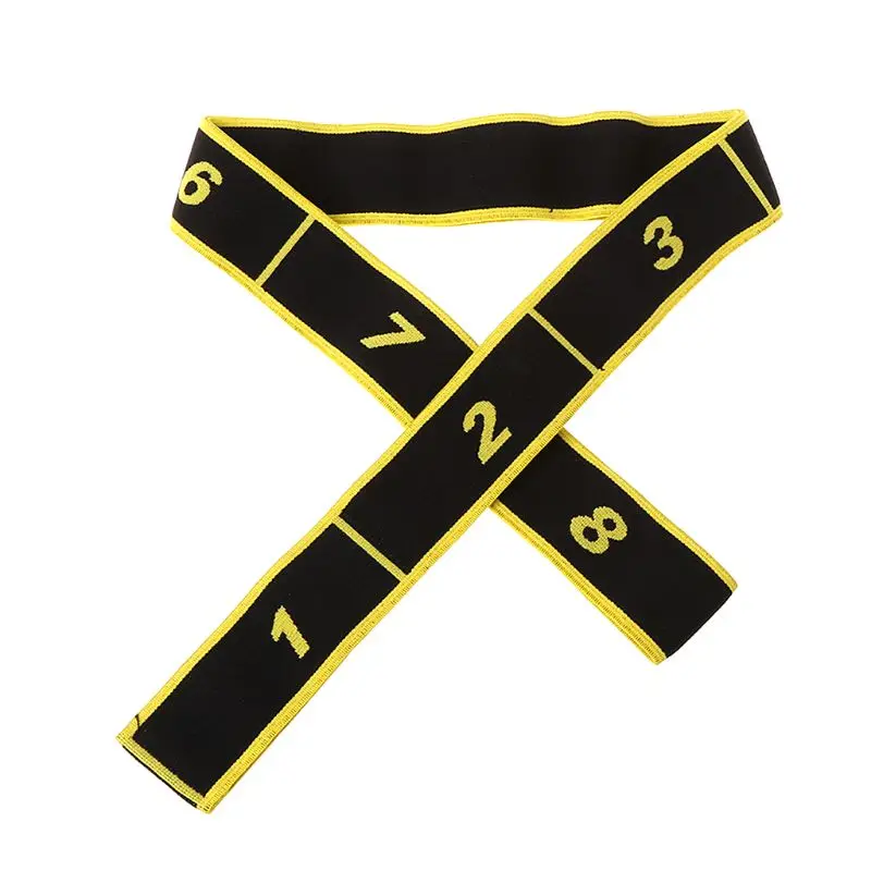 Children Latin Dance Training Bands Pilates Yoga Stretch Fitness Elastic Band Pull Rope For Kids O11 19 Dropship - Color: Yellow