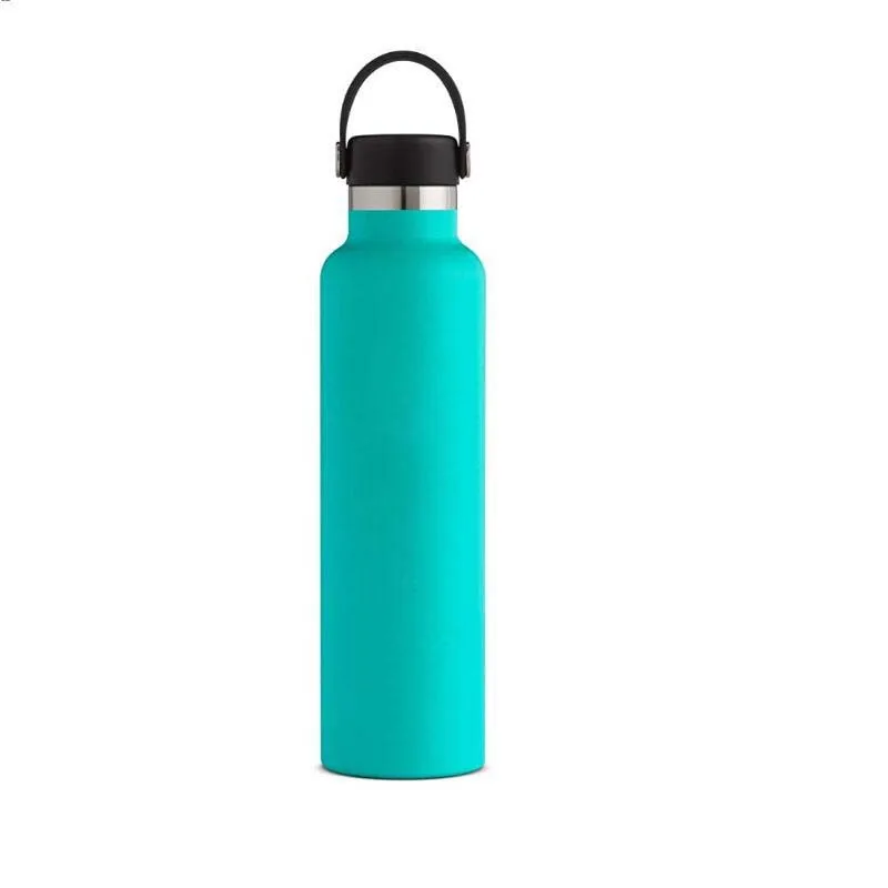 Бутылка для воды Hydro Flask нержавеющая сталь с вакуумной изоляцией Стандартный рот