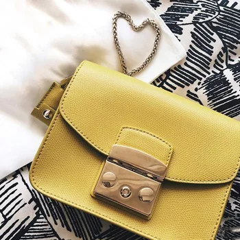 

2020 New Luxury Handbags Women Bags Designer Genuine Leather Lock Bag Versatile Single-shoulder Diagonal Straddle Envelope Bag