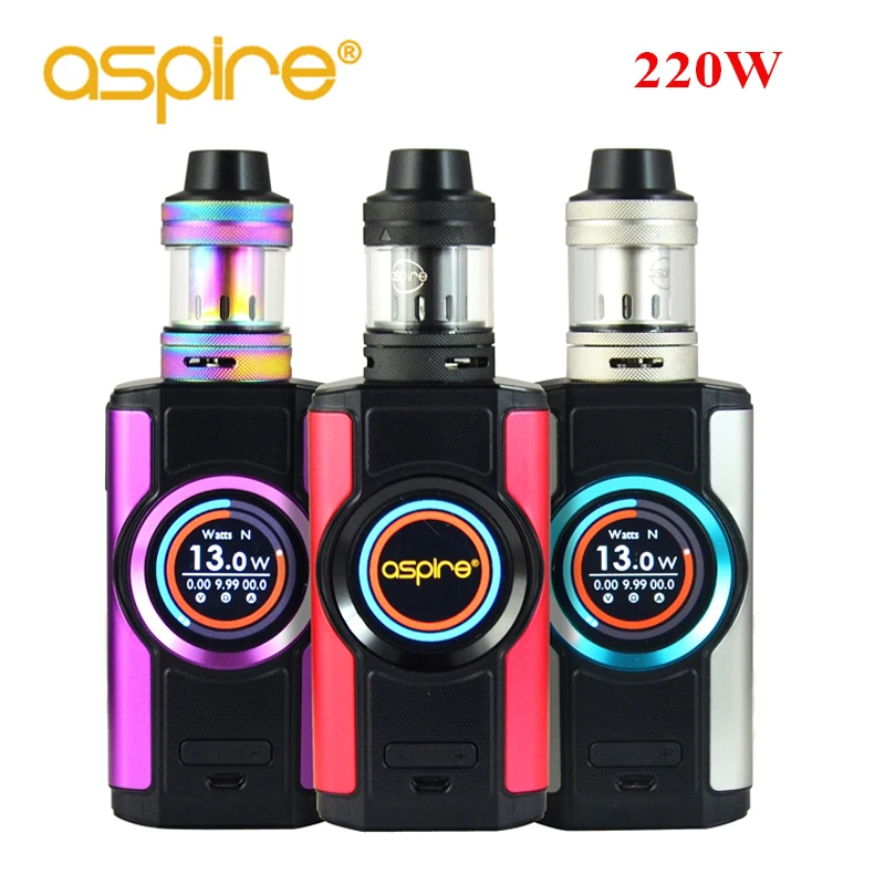 Вейп 220 Вт Aspire Dynamo Vape Kit 510 Thread боксмод электронные сигареты бак атомайзера 4 мл