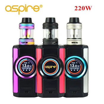 

Vaper 220W Aspire Dynamo Vape Kit 510 Thread Box Mod Electronic Cigarettes 4ml Atomizer Tank 0.5mesh coil Vaporizer(no battery)