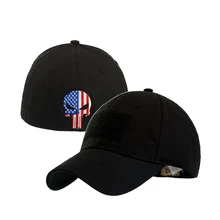 Новая мужская и женская тактическая бейсболка "USA PUNISHER" Snapback растягивающаяся шапка для бега/рыбалки