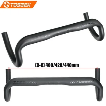 

1pc Handlebar Drop Black Matter Bending Racing 31.8*400/420/440mm Cycling