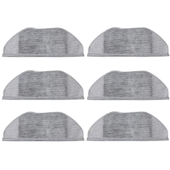 

6Pcs Dry Wet Mop Cleaner Cloth for XiaoMi Mijia G1 Vacuum Cleaner Robot Mop Washable Replaceable Dedicated Rag