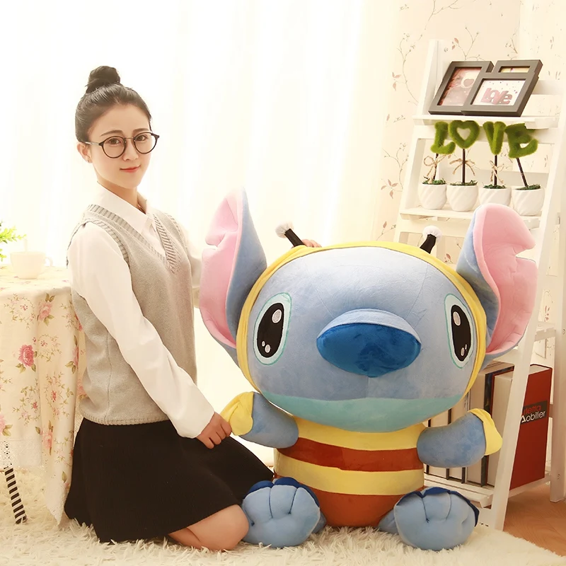 New style cute stuffed animal stuffed animal Steve transforms into a small bee doll pillow hanging pendant decoration rag doll s