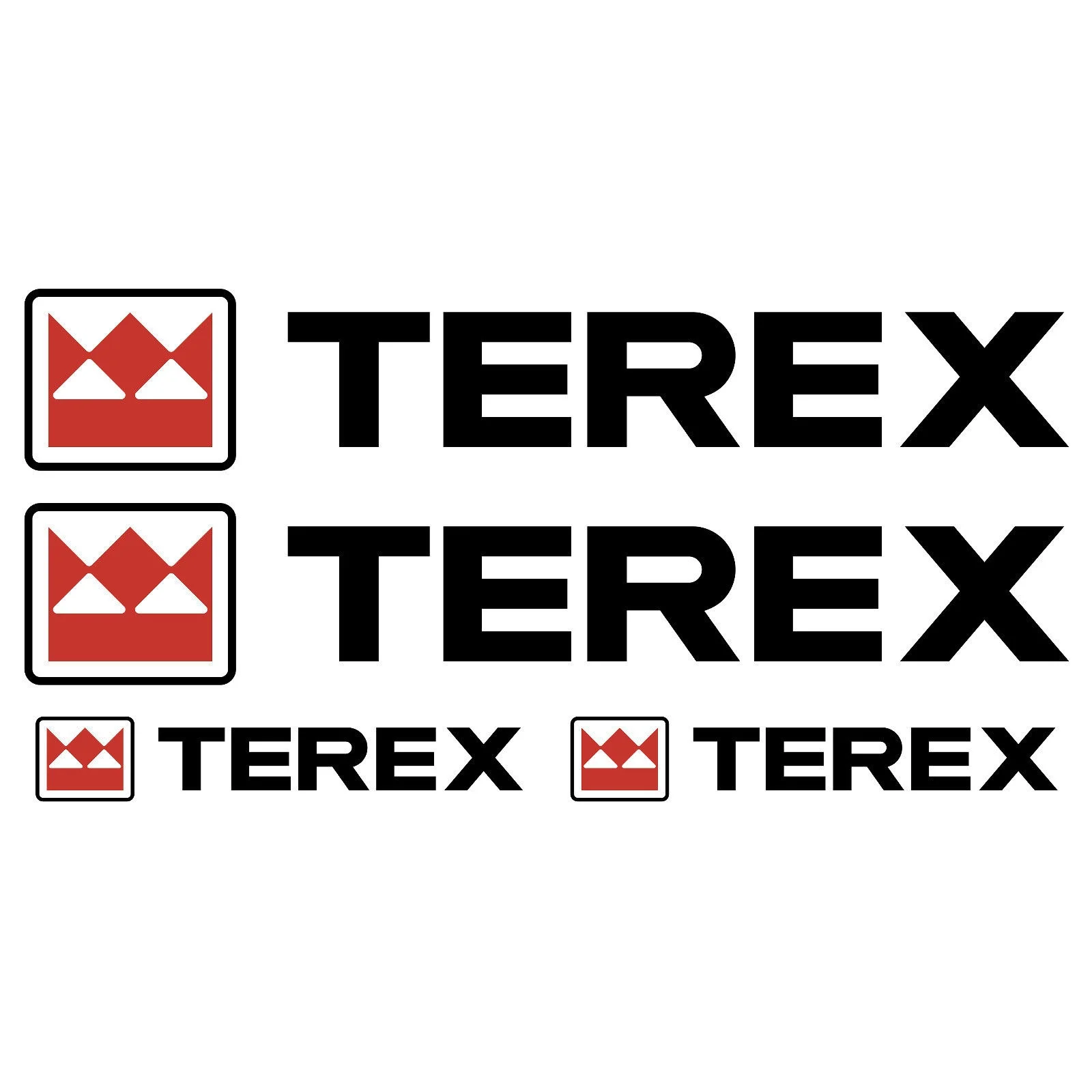 Для Терекс XL aufkleber Стикеры гигиенических прокладок экскаватор 4 шт стайлинга