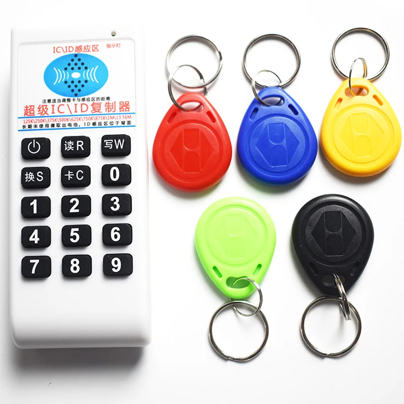 Ручной 125 кГц-13 56 МГц копиры Дубликатор Cloner RFID карта NFC IC Card Reader и писатель |