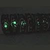 MixMax 12pcs/set 12 Constellations Luminous Handmade Leather Bracelets Snaps Bangles Jewelry Glow in the dark 3