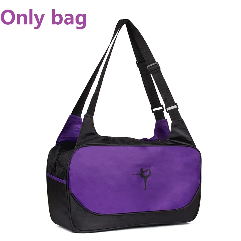 Yoga Mat Bag Multi Purpose Carryall Bag for Office,Yoga,Travel and Gym! Carry Your Mat of Any Size - Цвет: Bag Purple