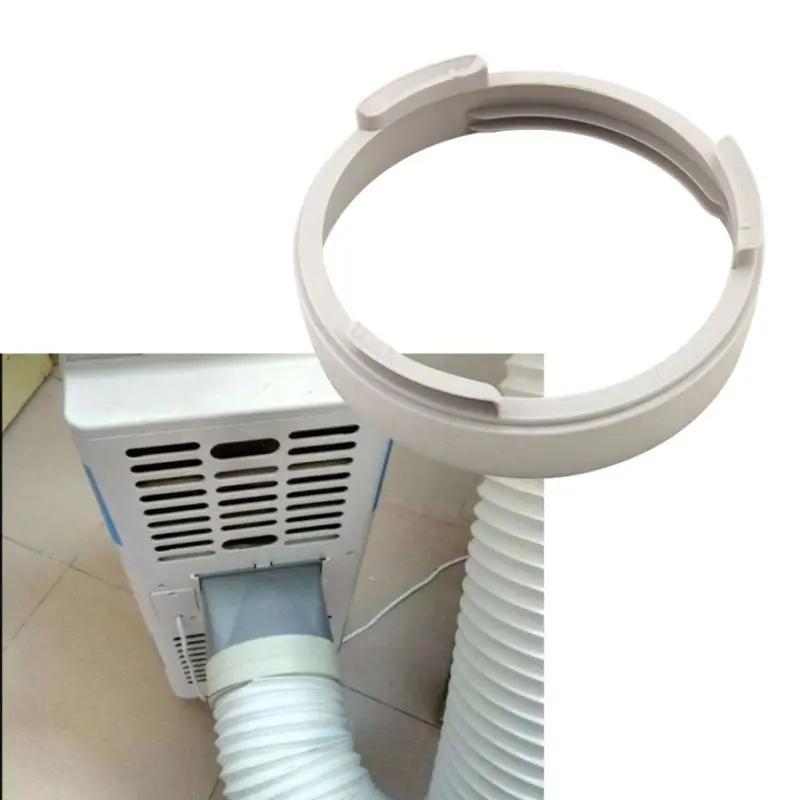 Angmile Portable Air Conditioning Body Exhaust Duct Interface ABS Home Air Conditioner Parts Exhaust Pipe Connector Household Accessories 