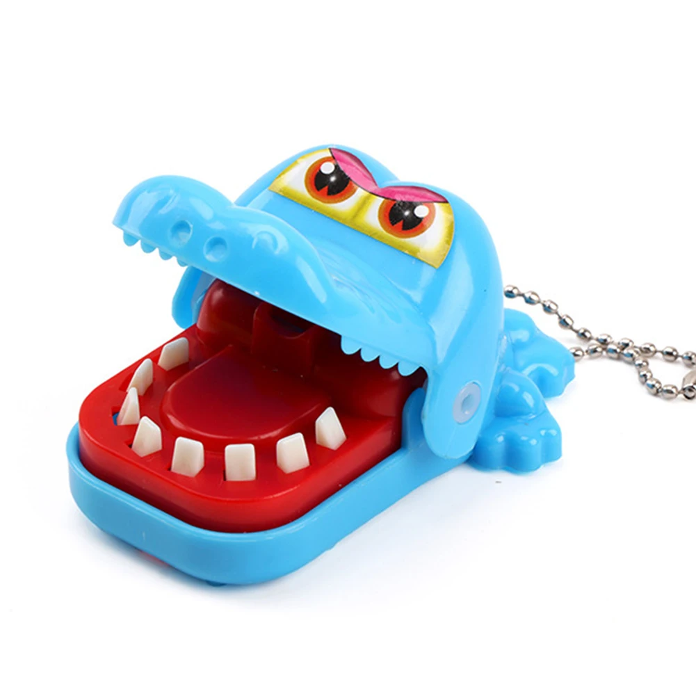 Мини Зубы играть укус палец Смешные приколы маленький размер игрушки дети ручной крокодил Рот стоматолога Игры Портативный шутки подарки