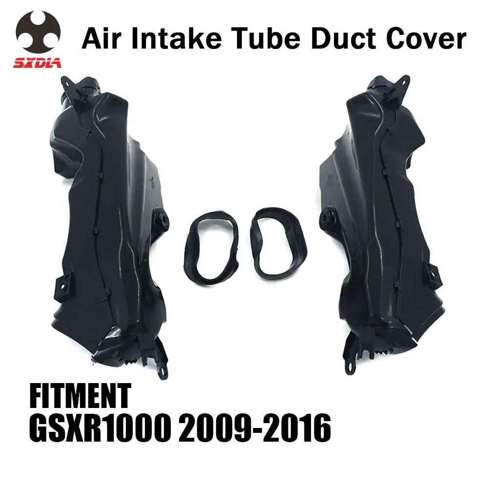 Мотоциклетные черные Воздухопровод труба для SUZUKI GSXR1000 GSXR 1000 2009 2010 2011 2012 2013