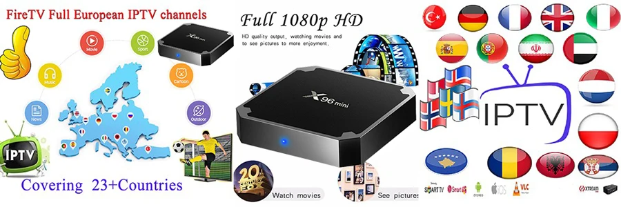 X96 MINI 6500+ Live 8000 VOD IPTV M3U для Европы IPTV Espana Франция Португалия Италия США Канада арабский Глобальный IPTV подписка