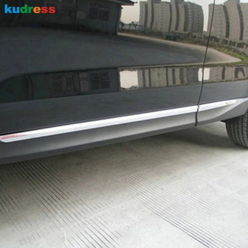 Накладки на боковые двери для Subaru Forester 2013 2014|for subaru forester|trim coverside body molding |