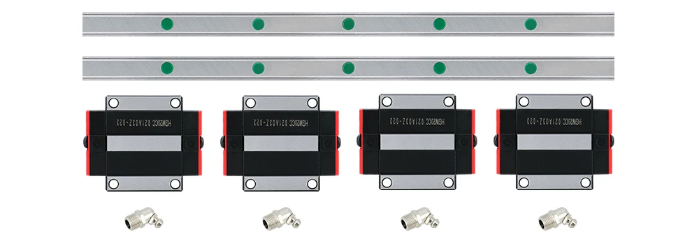Description Picture 3 of itemEU warehouse CNC guide 2pcs HGR20 linear square rail 850mm-1550mm + 4pcs slides carriages HGH20CA or HGW20CC for CNC parts