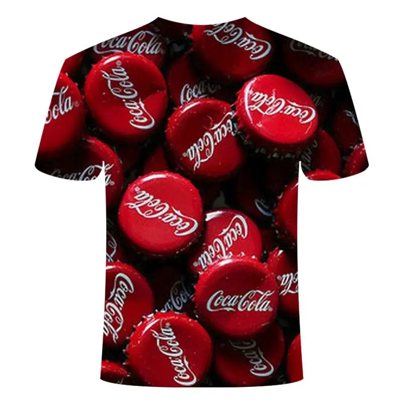 Fun T-Shirt Summer Men's Brand Round Neck T-Hirt Bell Beer Short Sleeve 3D TShirt Digital Printing T-Shirt Fun T-Shirt Summer Men's Brand Round Neck T-Hirt Bell Beer Short Sleeve 3D TShirt Digital Printing T-Shirt