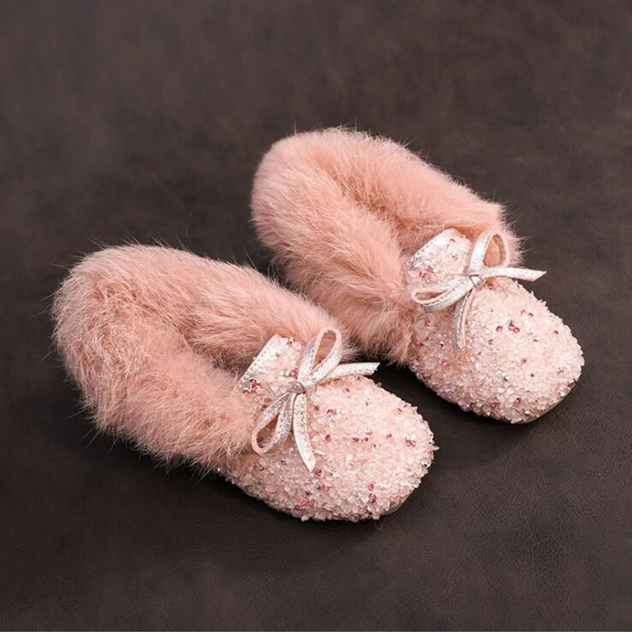 kids fur boots