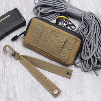 

Multifunction Hunting Tactical Wallet Card Bag Waterproof Card Key Holder Outdoor Military Wallet Waist Bags