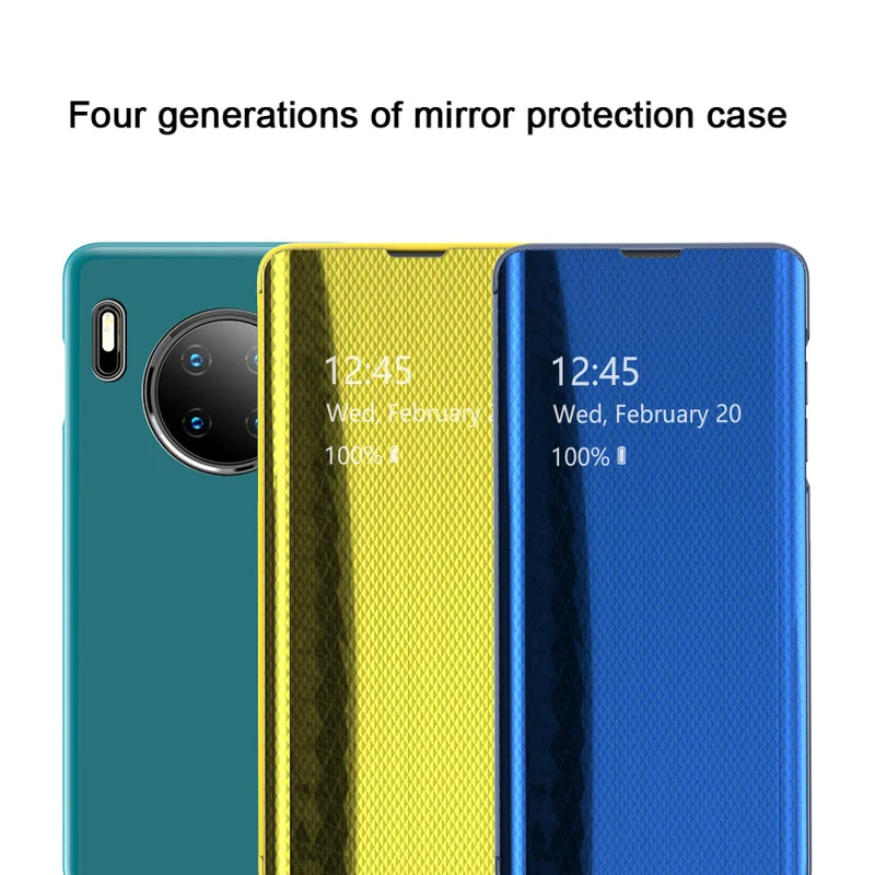 Чехол для Huawei P20 P30 Pro Smart touch view флип-чехол mate 20 30 Psmart-2019 Honor 10 телефона | Мобильные